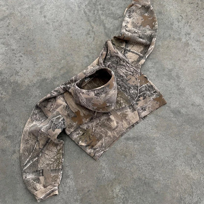 Bluza z Kapturem Rozpinana (Zip) – Real Tree Camo